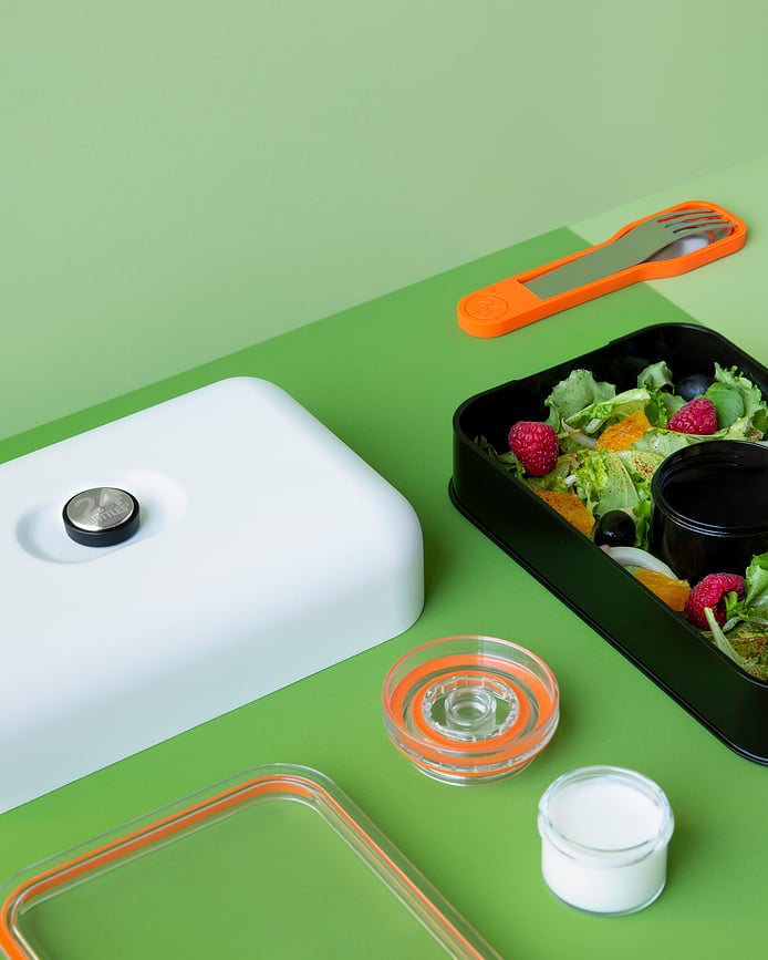 24Bottles Basic Kutija za ručak crna