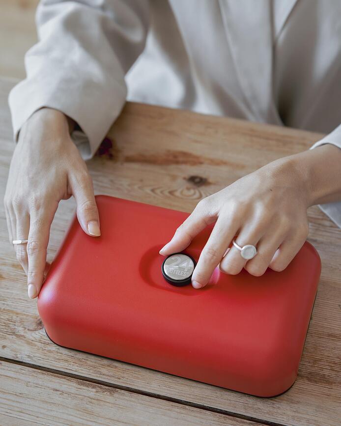 24Bottles Monochrome Δοχείο Φαγητού, θαλασσί