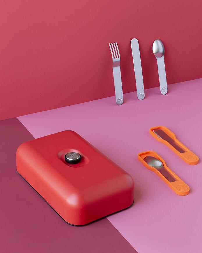 24Bottles Monochrome Δοχείο Φαγητού, θαλασσί