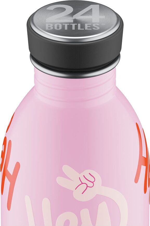 Botella de agua Urban Bottle Hey 500 ml, rosa