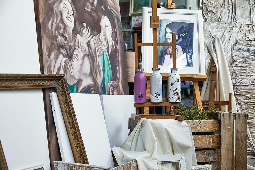 Botella térmica Clima Earth, 500 ml, oliva