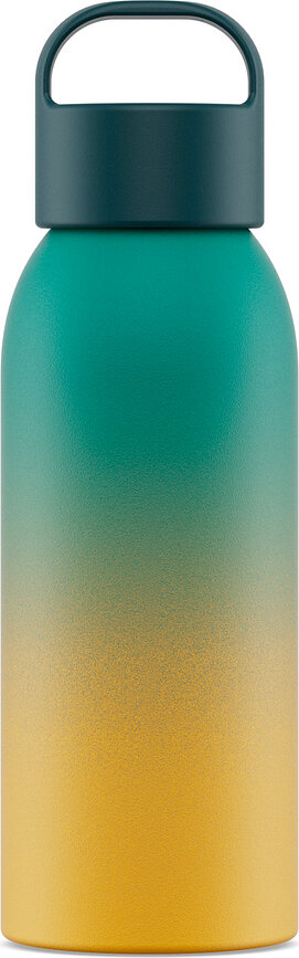 Bottiglia termica Young Bottle Skibidi Squad 500 ml, verde-giallo