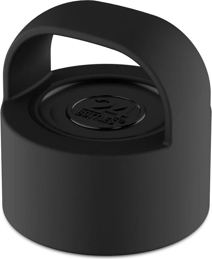 Bouchon pour bouteille 24Bottles avec poignée, noir