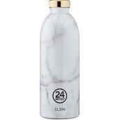 Butelka termiczna Clima Grand 850 ml biały marmur
