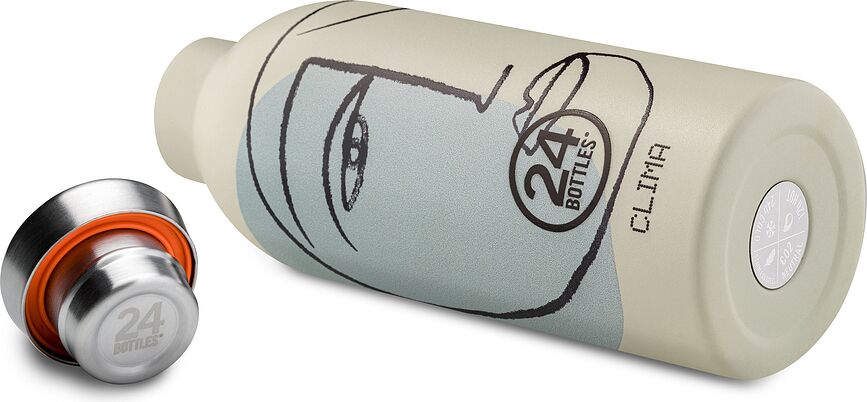 Clima Termo Steklenica, 500 ml, bela Calypso