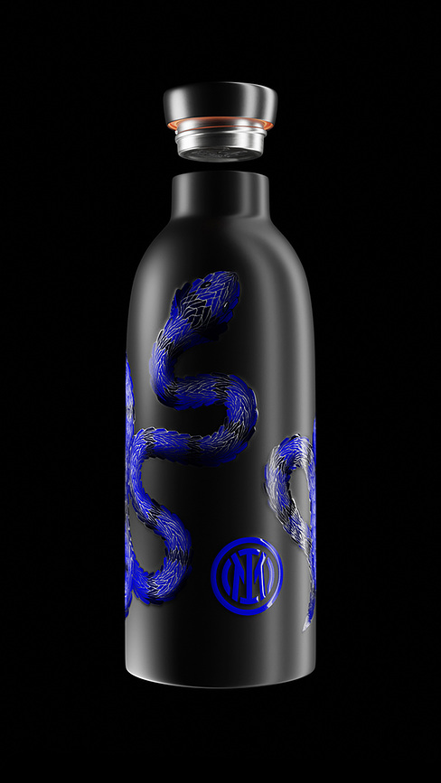 Clima Biscione Bouteille Isotherme 500 ml, noire