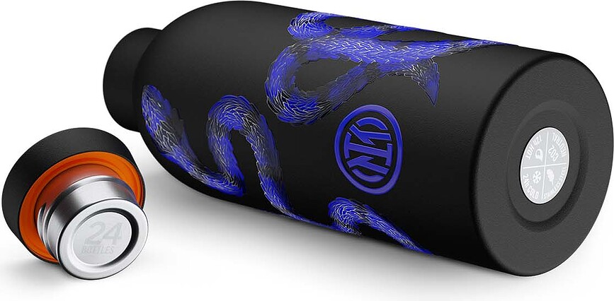 Clima Biscione Bouteille Isotherme 500 ml, noire