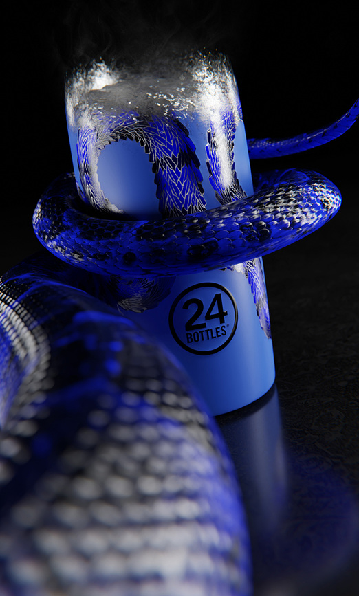 Clima Biscione Termovka, 500 ml, črna