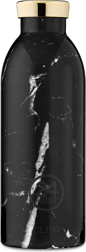 Clima Grand Termo steklenica, 500 ml, črna, vzorec marmorja