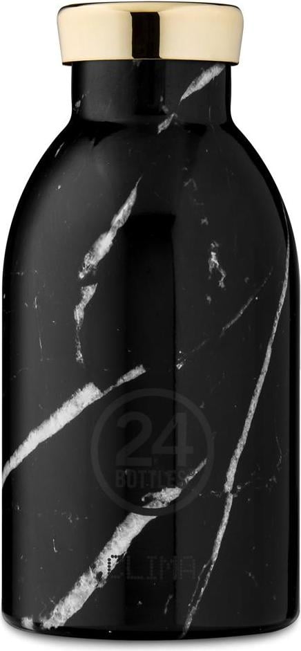 Clima Grand Thermo-Flasche 330 ml schwarzer Marmor