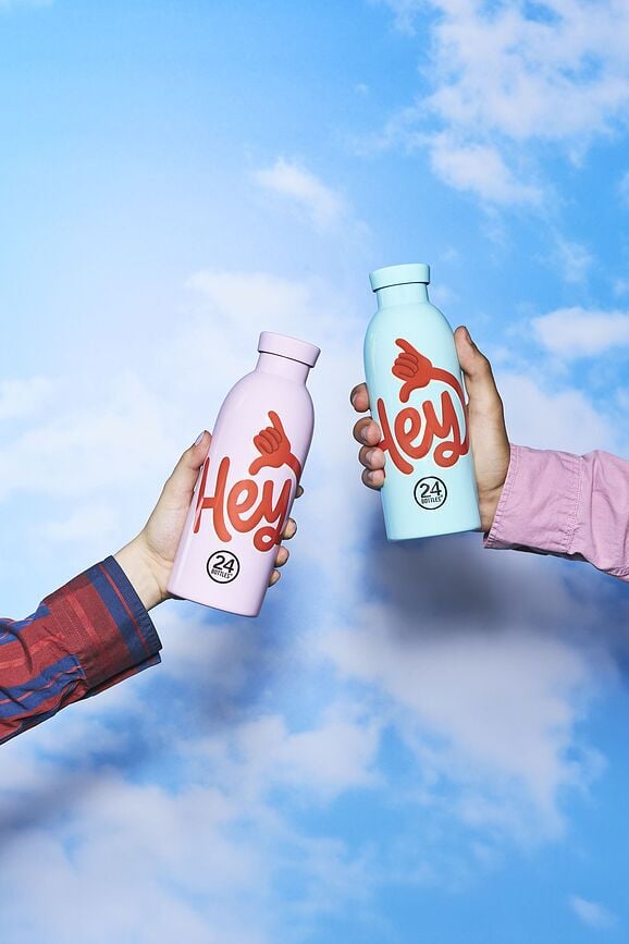 Clima Hey Bouteille isotherme 500 ml, rose