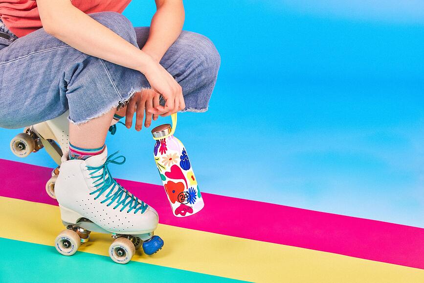 Clima Termo Boca 500 ml Floral Begonia