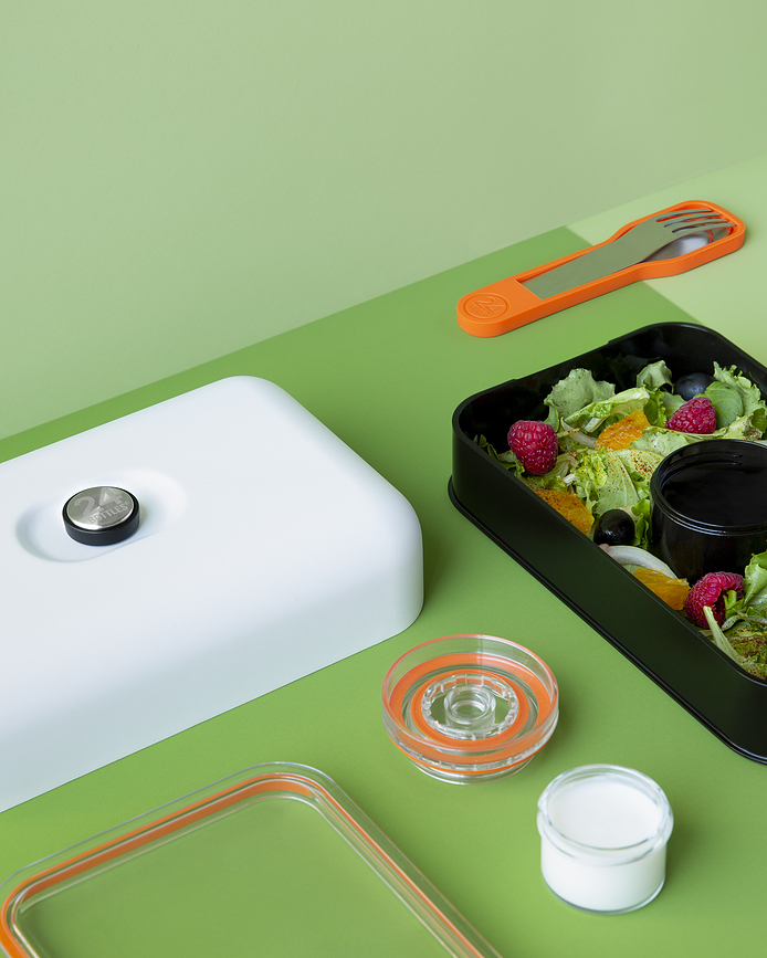 Fiambrera 24Bottles Basic, negra