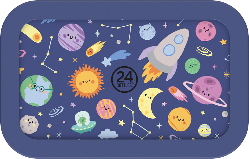 Fiambrera 24Bottles Kids Space Friends, infantil