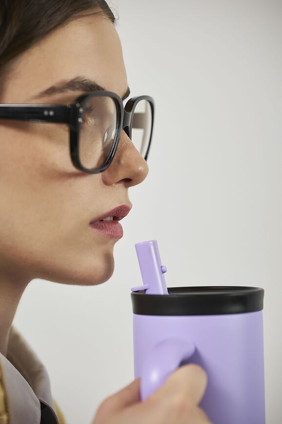 Straw Daydreaming Θερμός Κύπελλο, 800 ml, κίτρινο