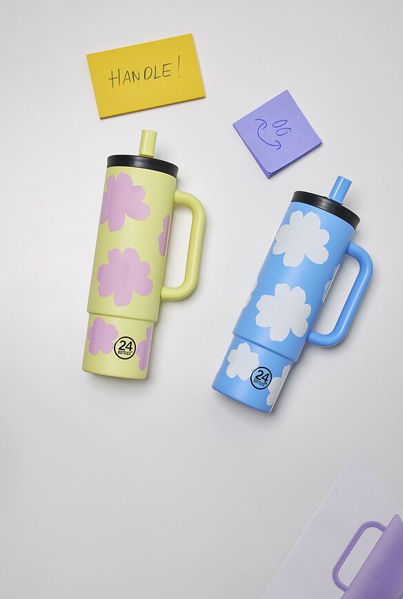 Straw Daydreaming Θερμός Κύπελλο, 800 ml, κίτρινο