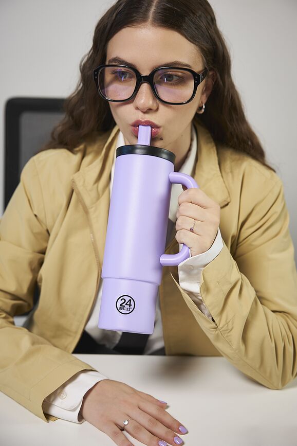 Straw Daydreaming Θερμός Κύπελλο, 800 ml, κίτρινο