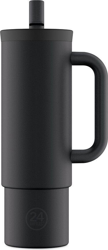 Straw Tuxedo Black Termo Šalica sa slamkom 800 ml crna