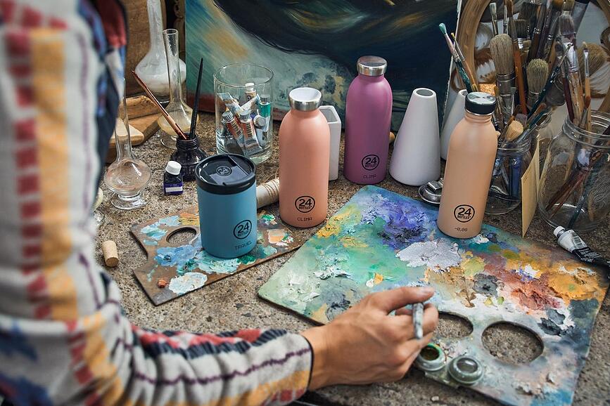 Travel Tumbler Earth Κούπα Θερμός, 350 ml, λαδί