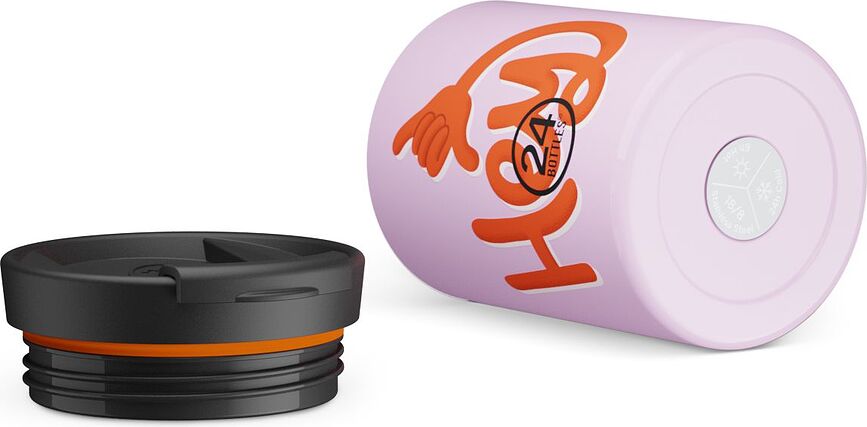 Travel Tumbler Hey Termo lonček, 350 ml, roza