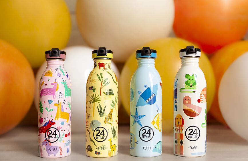 Urban Bottle Kids Steklenica za vodo Sea Friends, 500 ml