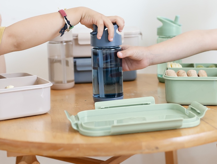 3 Sprouts Gourde 350 ml, taupe