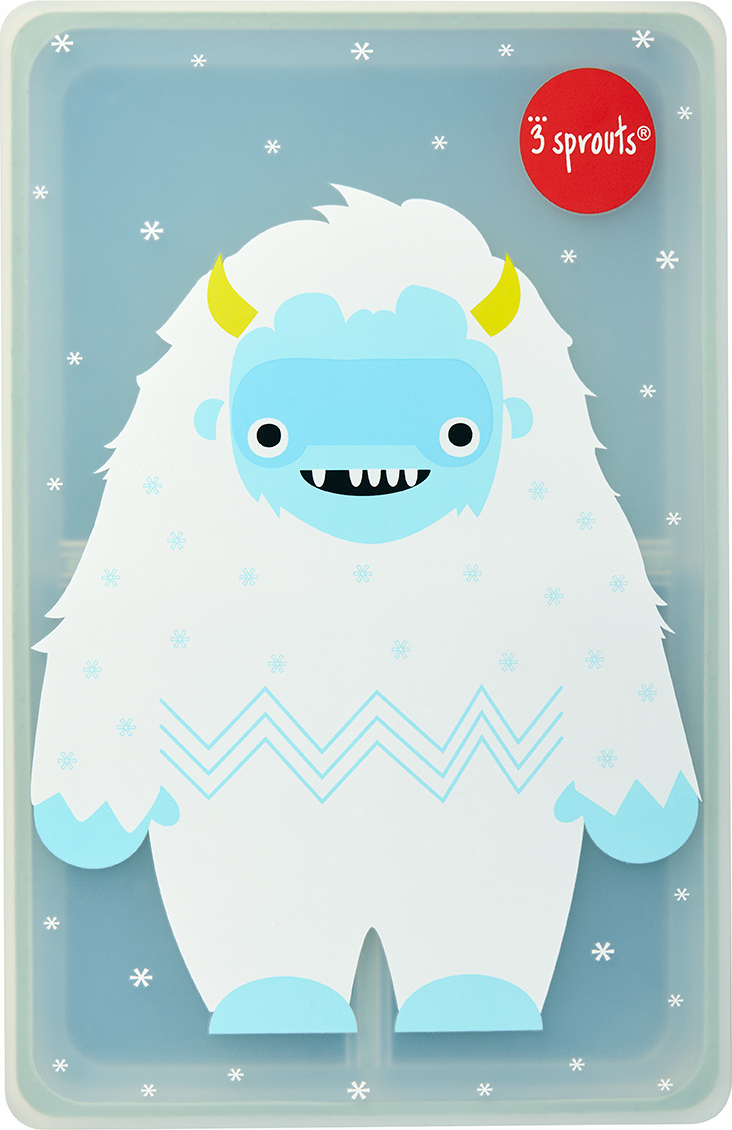 3 Sprouts Lunchbox yeti aus Silikon