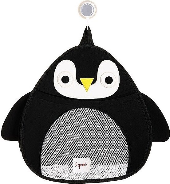 3 Sprouts Organisateur de Bain, motif pingouin