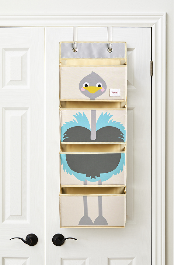 3 Sprouts Stenski Organizator, motiv noj, 94 cm