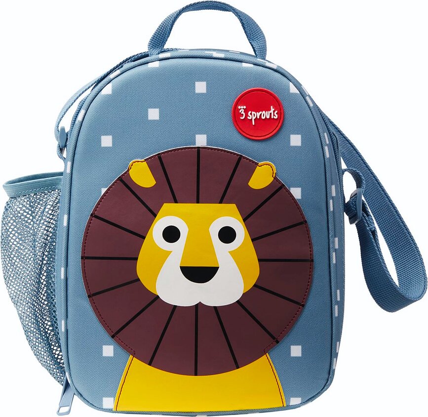 3 Sprouts Sac Repas, motif lion, 20 cm