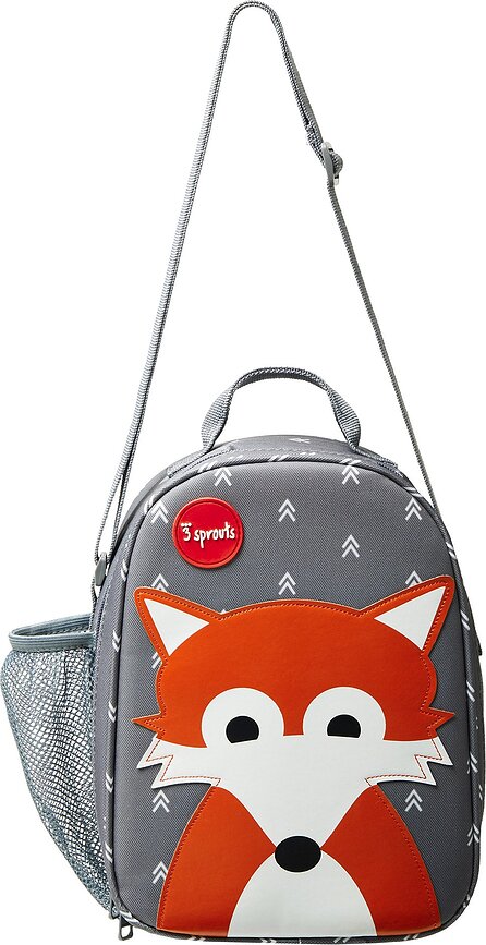 3 Sprouts Torba za malico z motivom leva, 20 cm