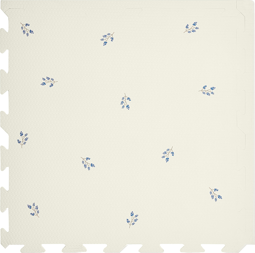 Alfombra de juego EVA Blueberry, marfil