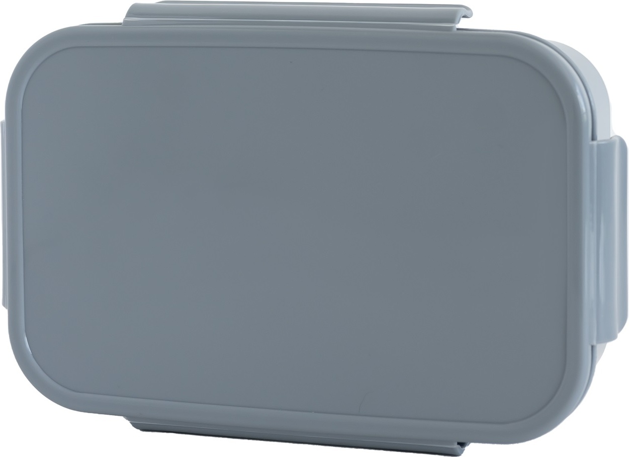 Bento Lunchbox grau, aus recyceltem Material