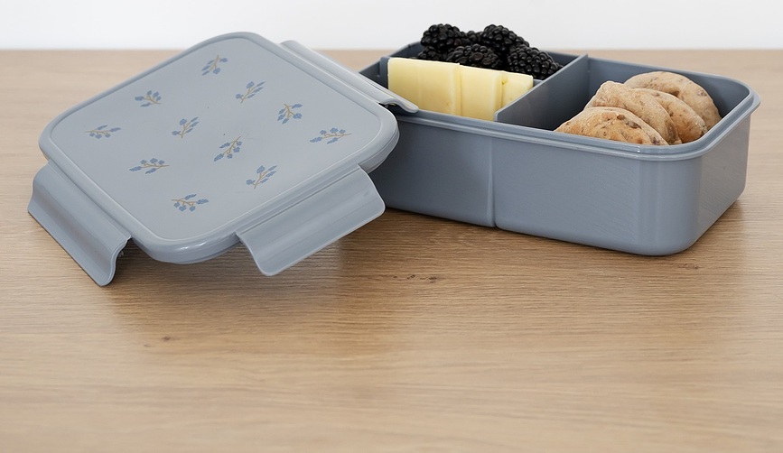 Blueberry Boîte Bento, bleue, recyclée