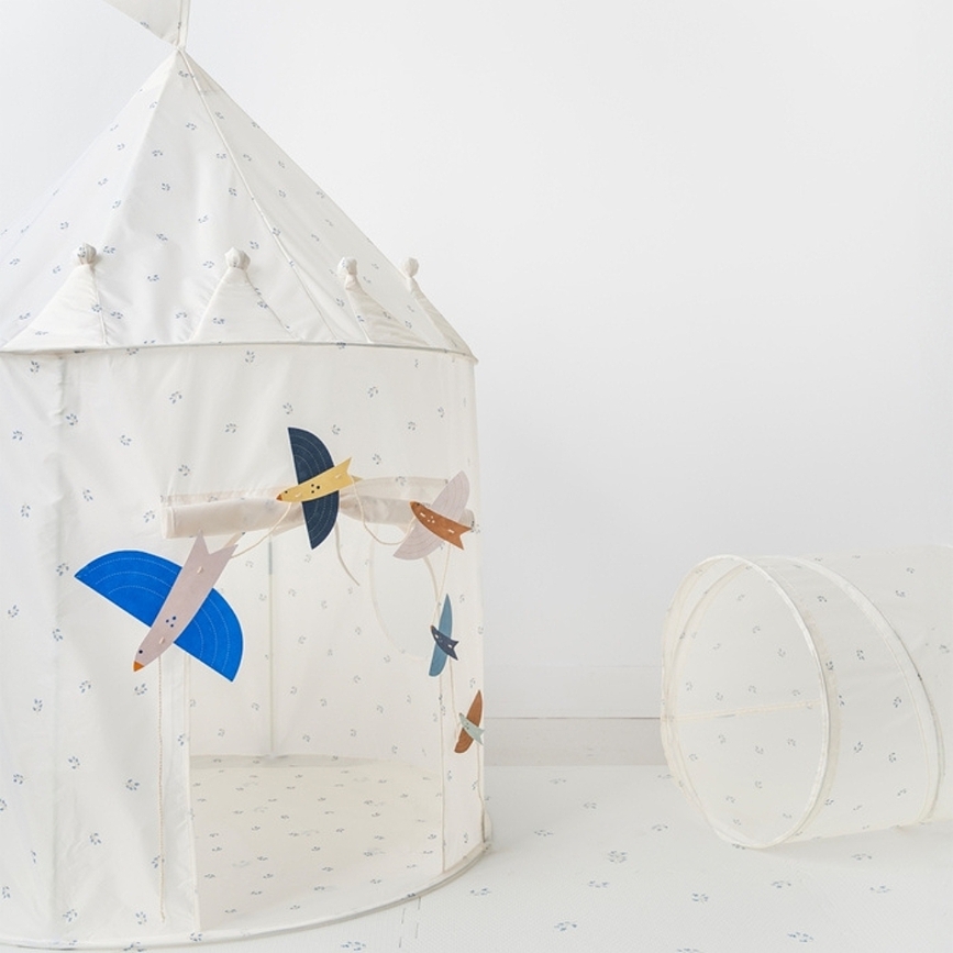 Blueberry Tente Enfant, bleue, en matière recyclée