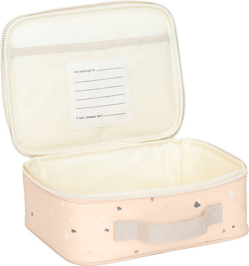 Bolsa de Almuerzo reciclada Terazzo, color arena