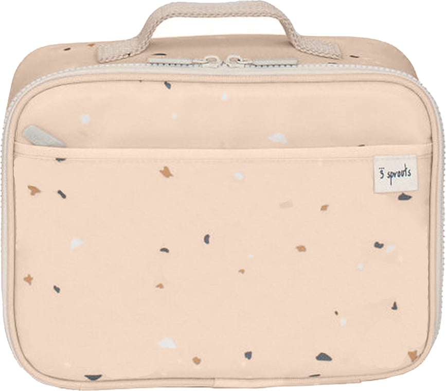 Bolsa de Almuerzo reciclada Terazzo, color arena