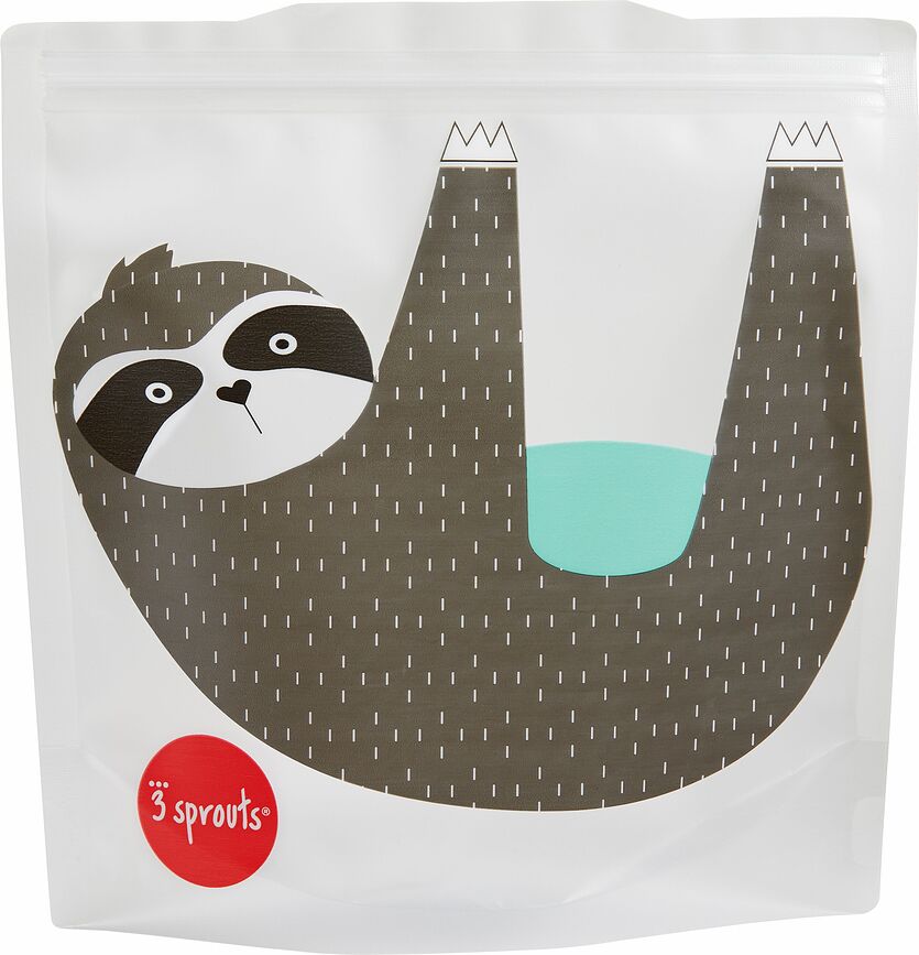 Bolsa reutilizable para sándwiches y snacks 3 Sprouts, 2 unidades