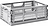 Caja de almacenaje plegable 3 Sprouts, talla L, gris claro