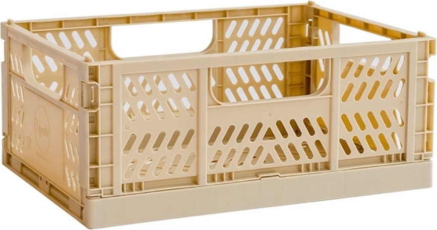 Caja de Juguetes plegable 3 Sprouts, talla M, color arena