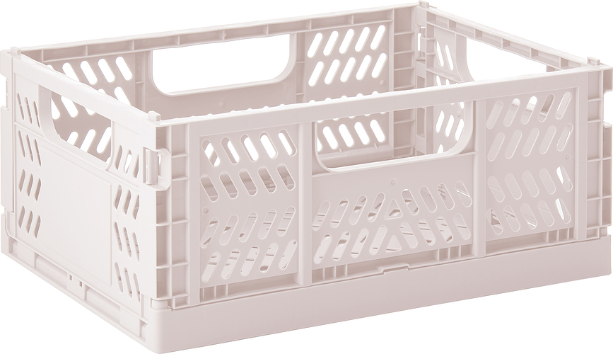 Caja para Juguetes plegable 3 Sprouts, Talla M, rosa claro