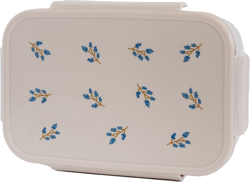 Contenitore per pranzo Bento Blueberry tortora reciclato