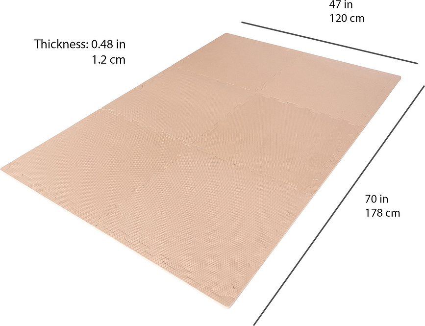 Eva Tapis de Jeu 120 x 178 cm, vert clair