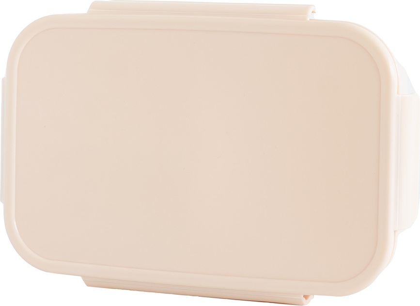 Fiambrera reciclada Bento, color arena