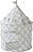 Gingham Recycled Kids' Tent, beige checkerboard