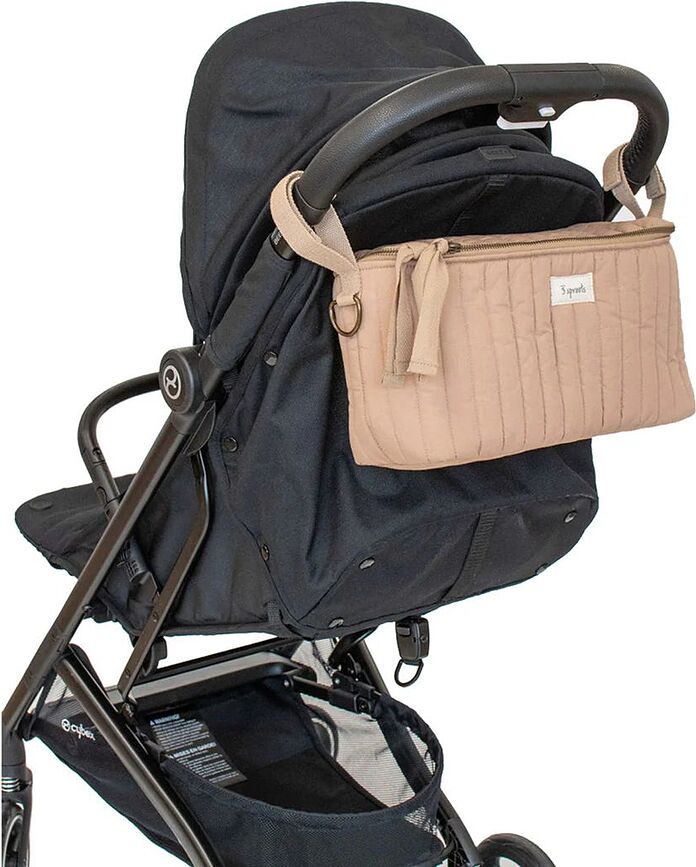 Organizador para Carrito acolchado 3 Sprouts, gris