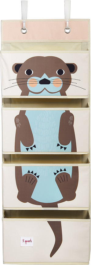 Organizador de pared 3 Sprouts, diseño de nutria, 94 cm