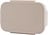 Pietų dėžutė Bento, smėlio spalvos, perdirbta
