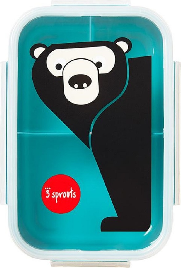 Pudełko na lunch Bento 3 sprouts niedźwiedź