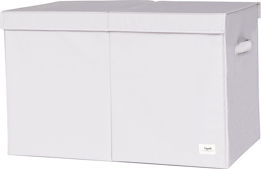Solid Boîte de Rangement avec couvercle, gris clair